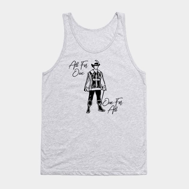 All For One, One For All Tank Top by KayBee Gift Shop